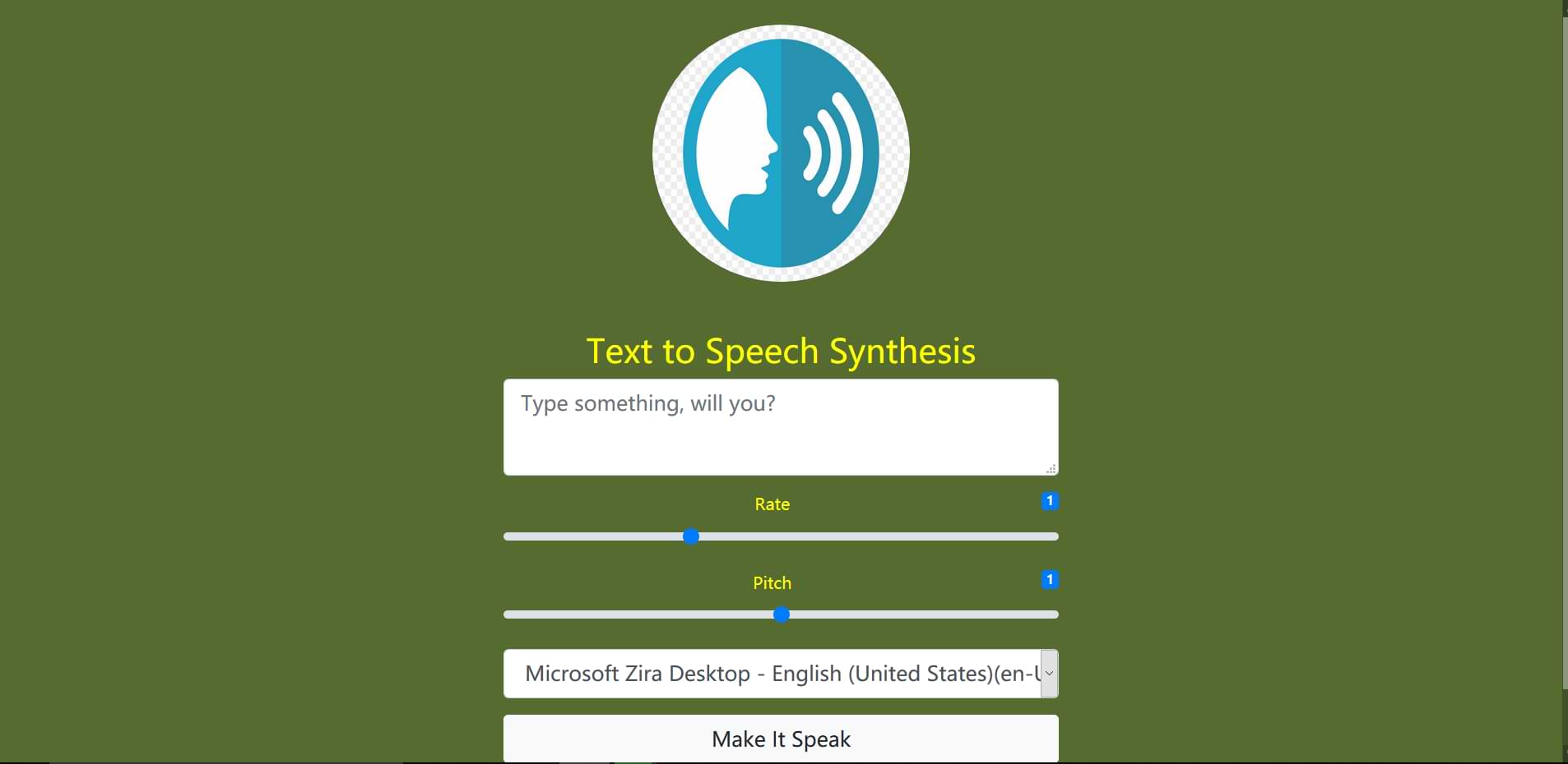 Text-to-Speech Synthesis